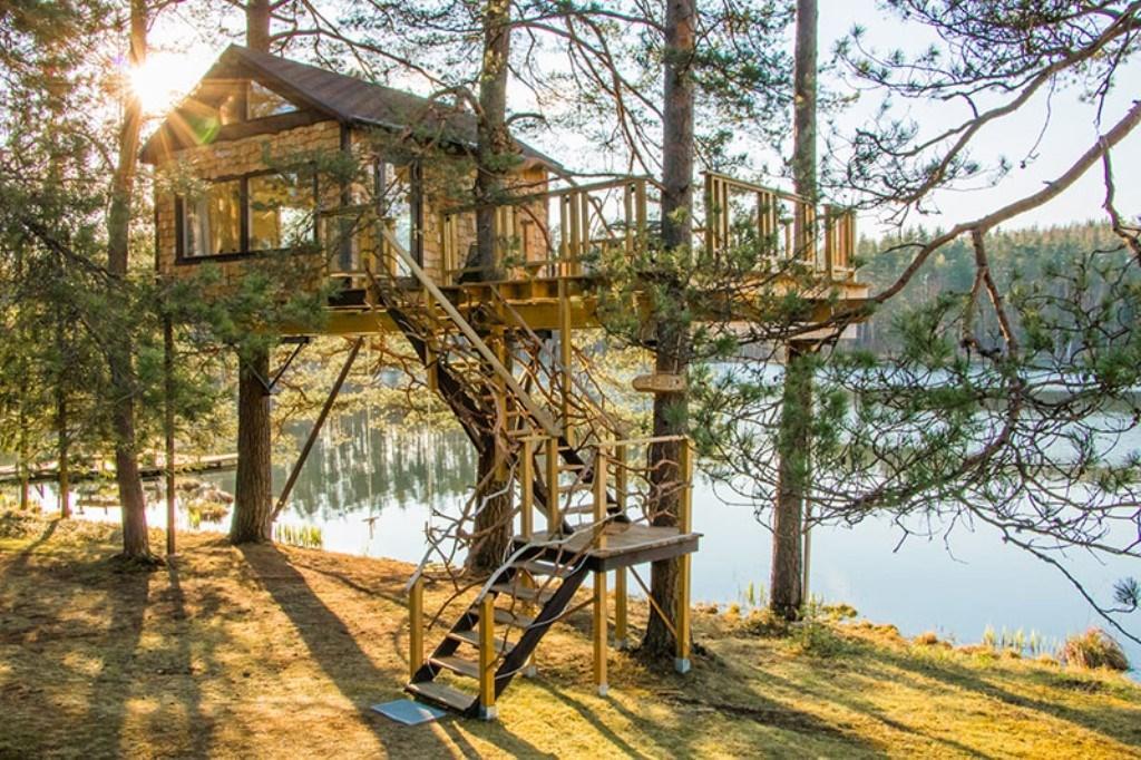 Treehouse Ciekurs Villa Dukuri ภายนอก รูปภาพ